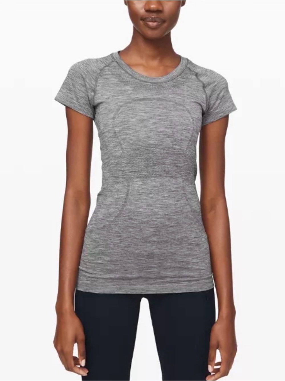 Lululemon Swiftly Tech Short-Sleeve Crew Tee Size 12 Women’s Heather Grey